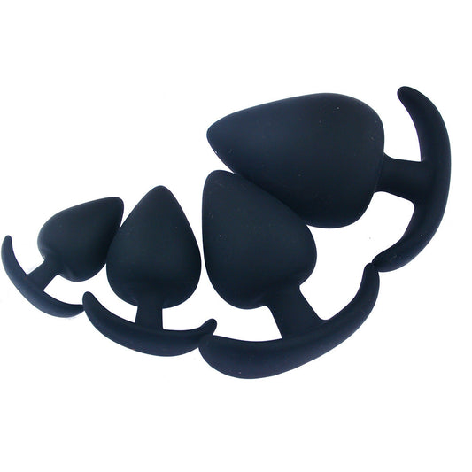 Plug anal de anclaje de silicona, XL