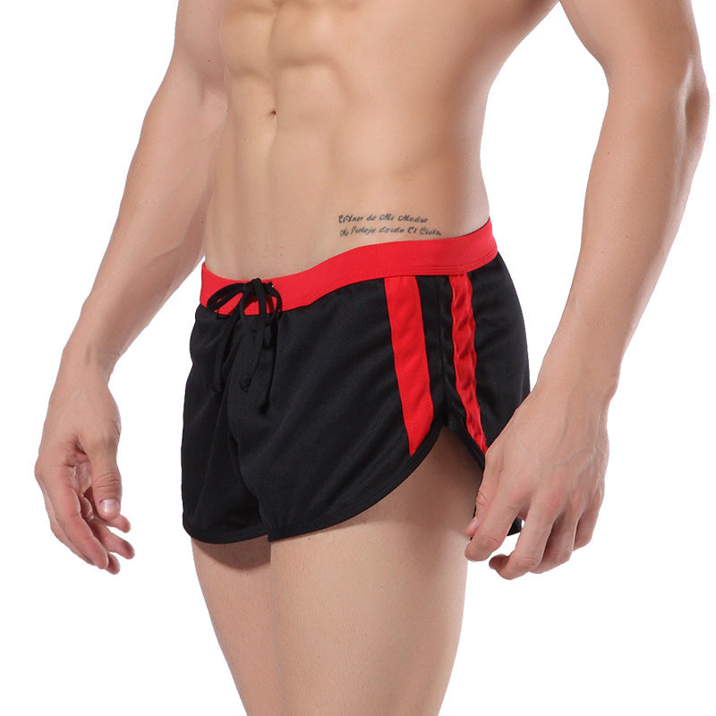 Shorts with sewn-in jockstrap