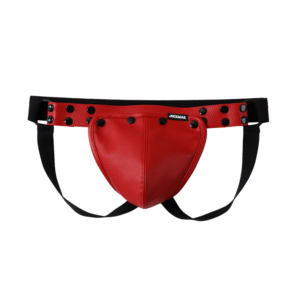 Jockstrap aus Leder mit abnehmbarem Vorderteil