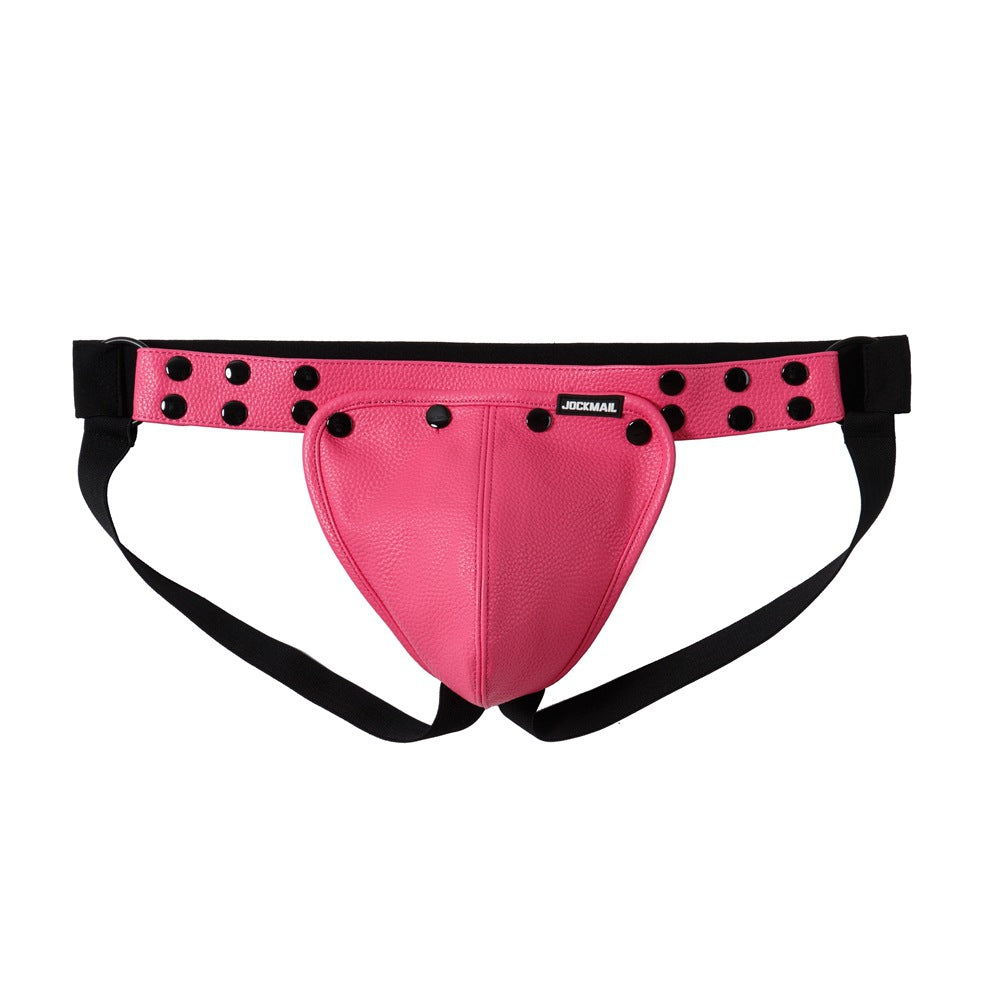 Jockstrap aus Leder mit abnehmbarem Vorderteil