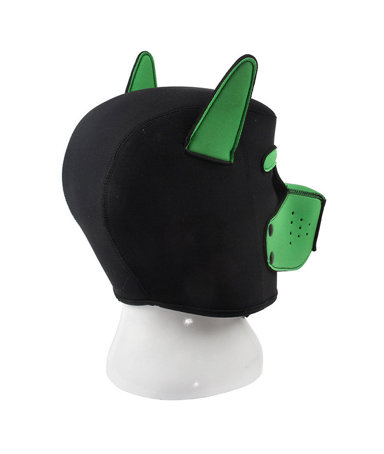 Puppy play hood eller mask