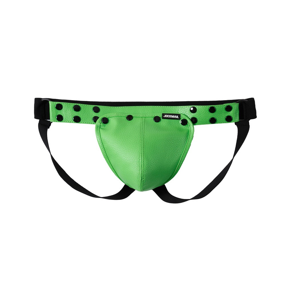 Jockstrap aus Leder mit abnehmbarem Vorderteil