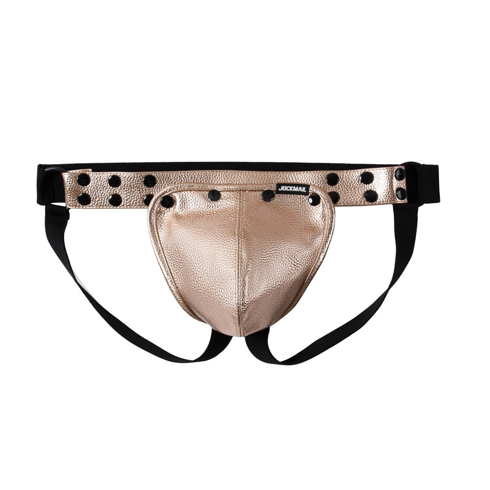Jockstrap aus Leder mit abnehmbarem Vorderteil