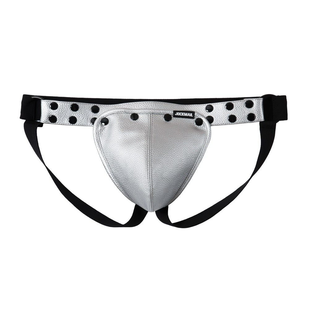 Jockstrap aus Leder mit abnehmbarem Vorderteil