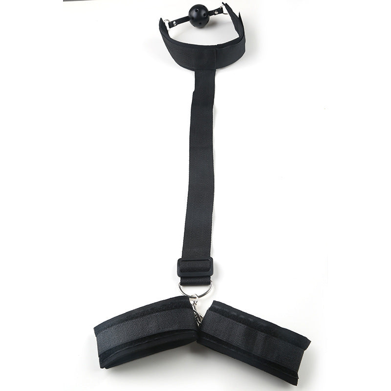 Emocionante kit bondage con mordaza, un juguete adulto diferente para juegos bondage