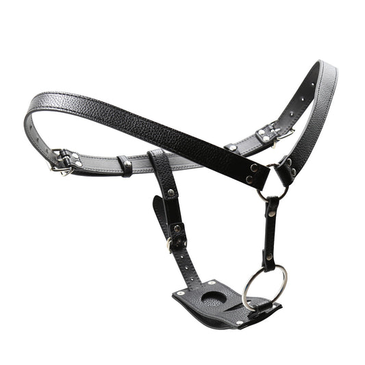 Strap-on con espacio para varios consoladores.