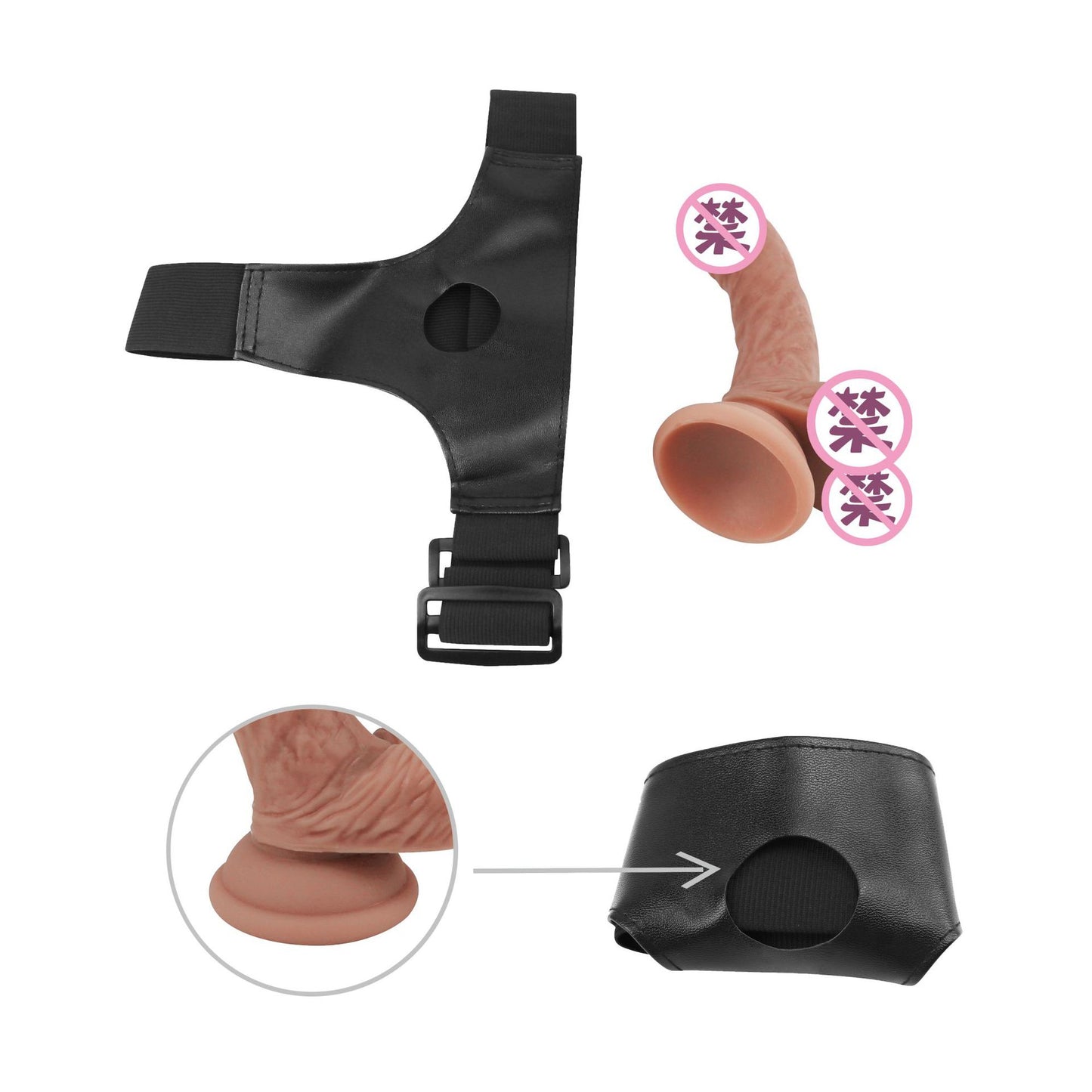 Strap-on med dildo.