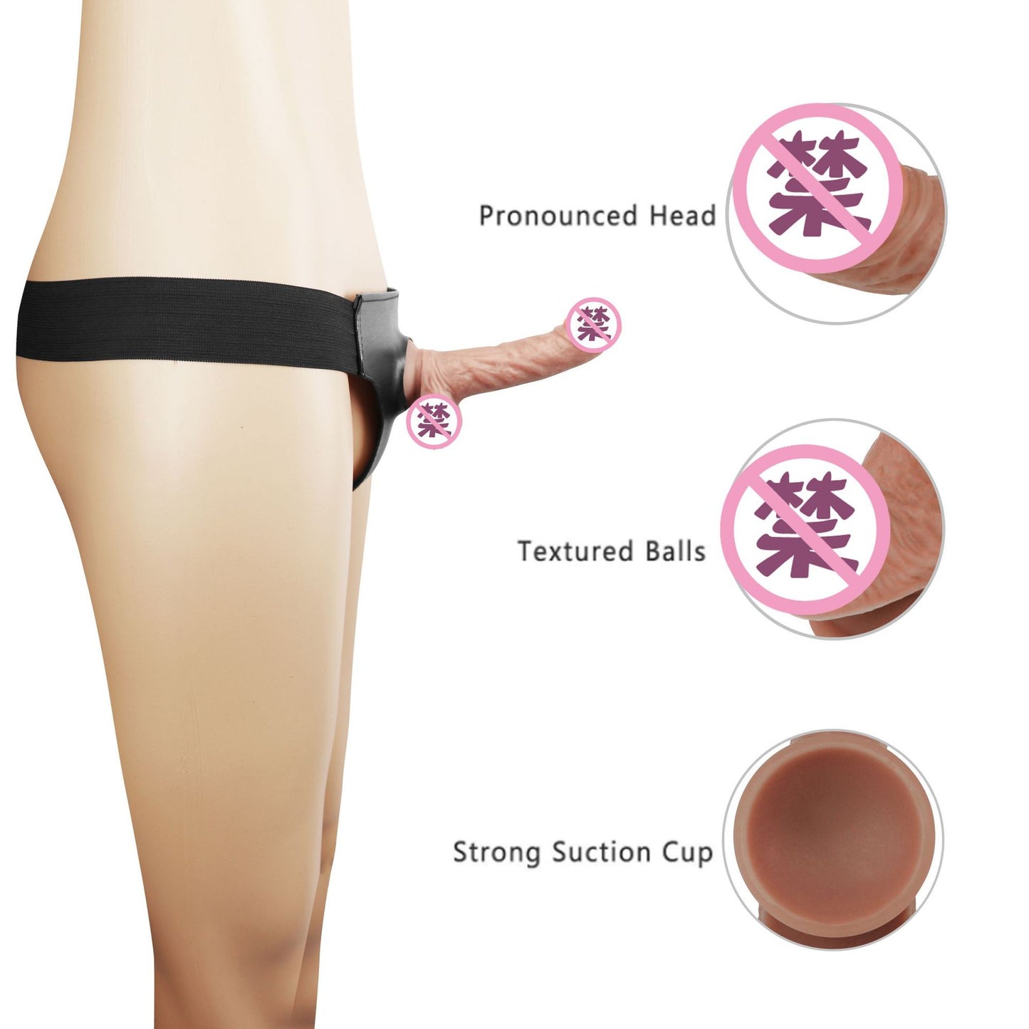 Strap-on med dildo.