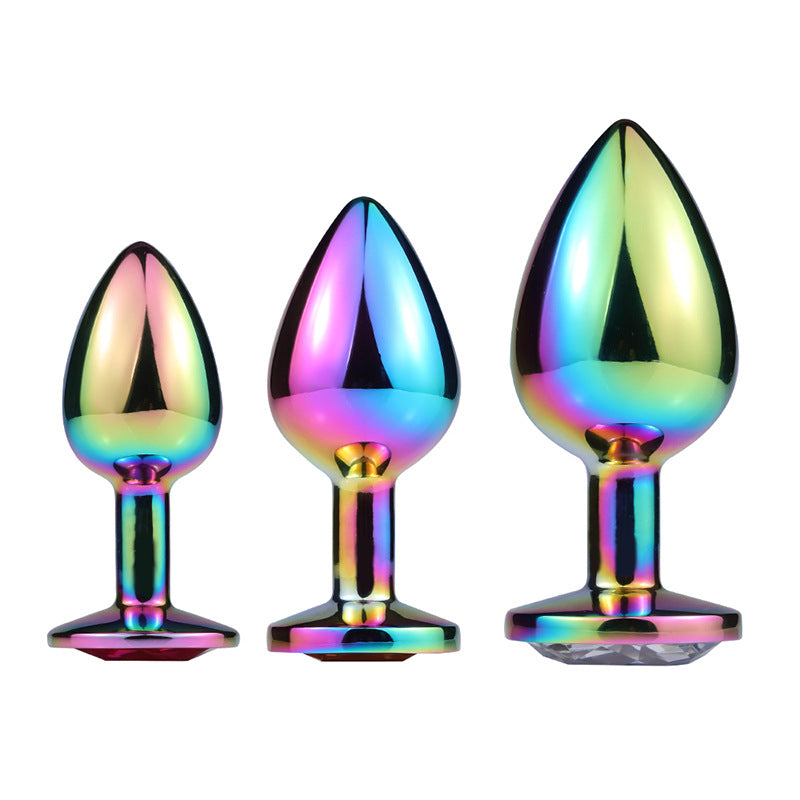 Buttplug aus nickelfreiem, chromfarbenem Stahl