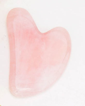 Rascadores faciales Raspadores faciales en Rose Quarts o Rosenkvarts. Rascador facial de jade Gua Sha