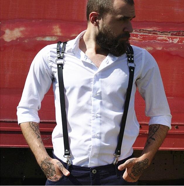 Suspenders with carabiners
