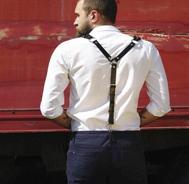 Suspenders with carabiners