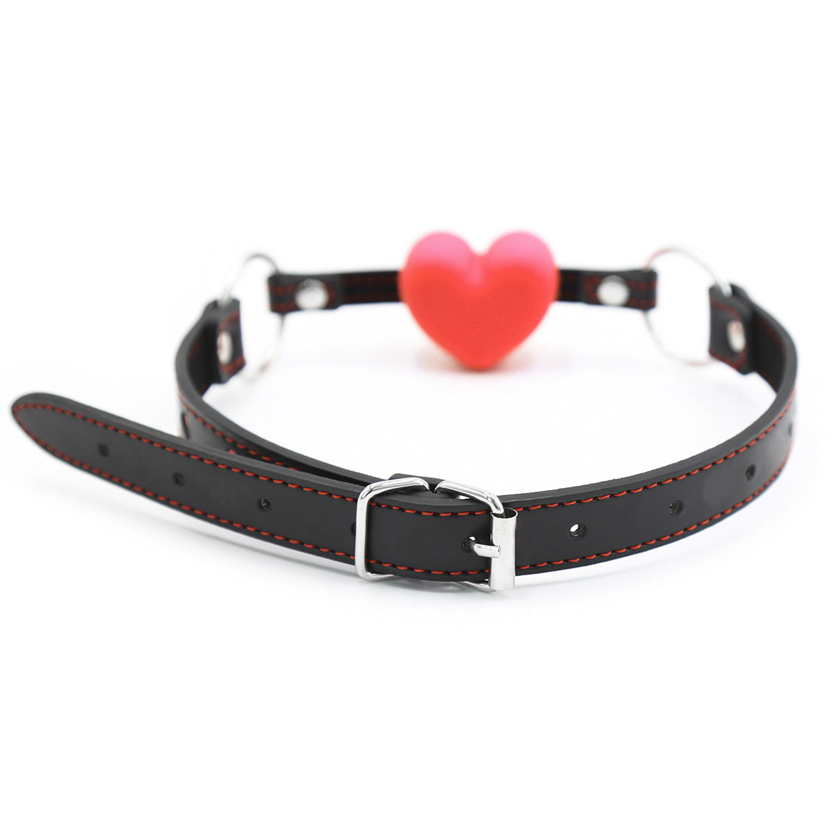 Gagball, with red silicone heart