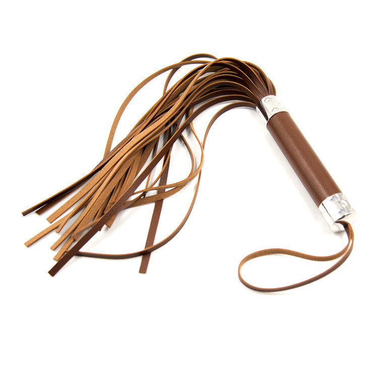 Flogger, whip in black, brown or red