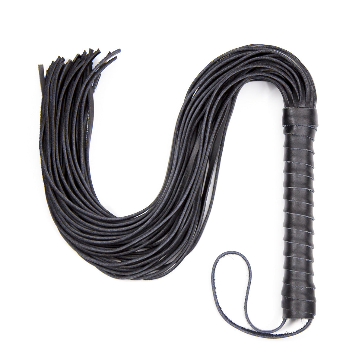 Flogger, whip in genuine leather.