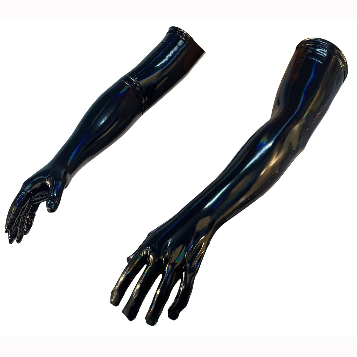 guantes rojos largos