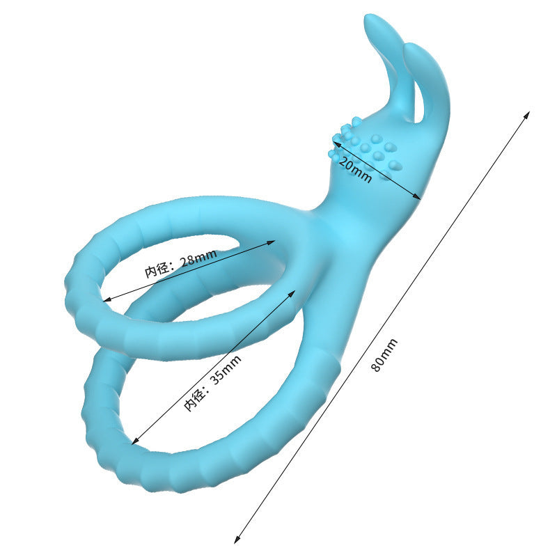 Kukring, penisring med klitoris stimulator