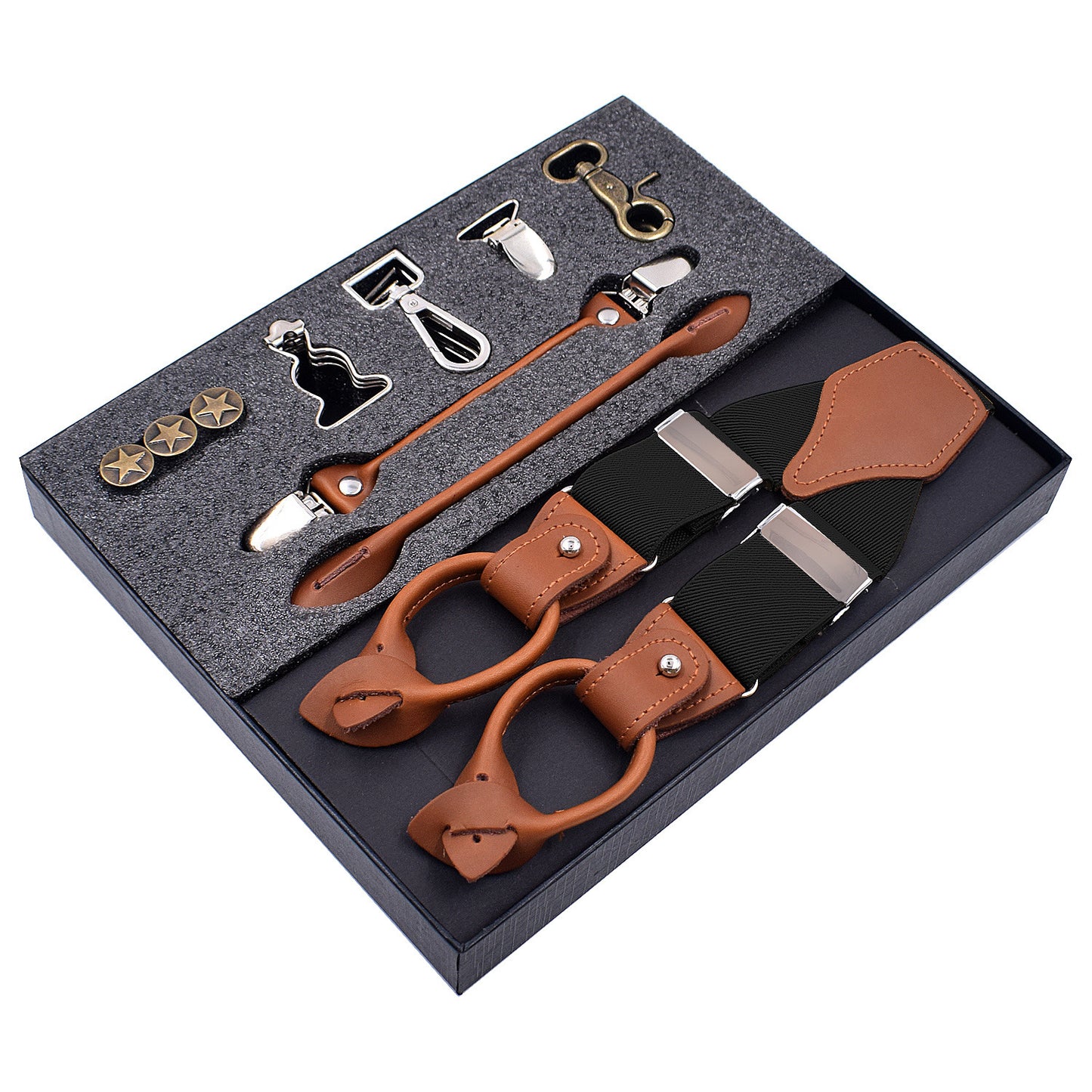 Suspenders in gift box