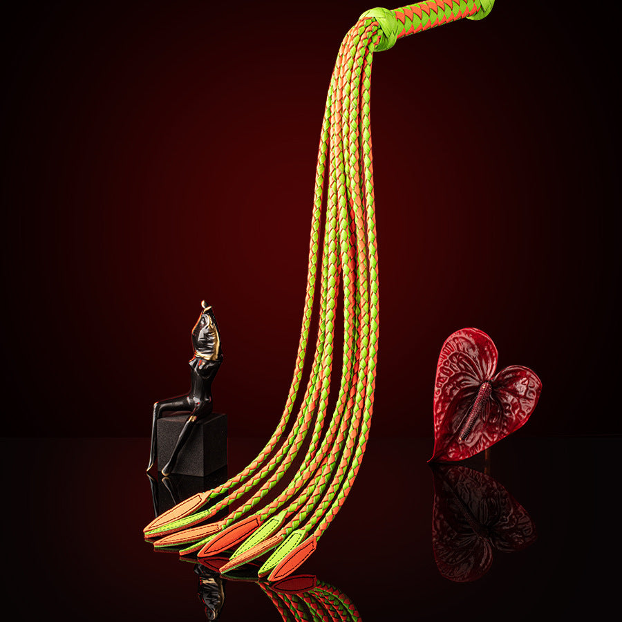 Flogger, whip and genuine leather
