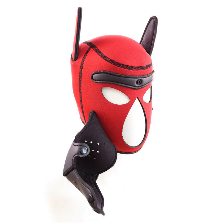 Puppy play hood or mask