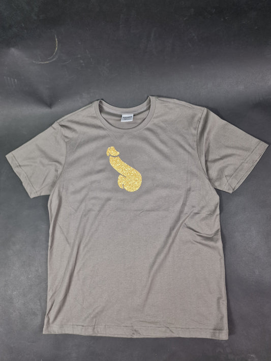 Big golden Dick - Algodón regular gris