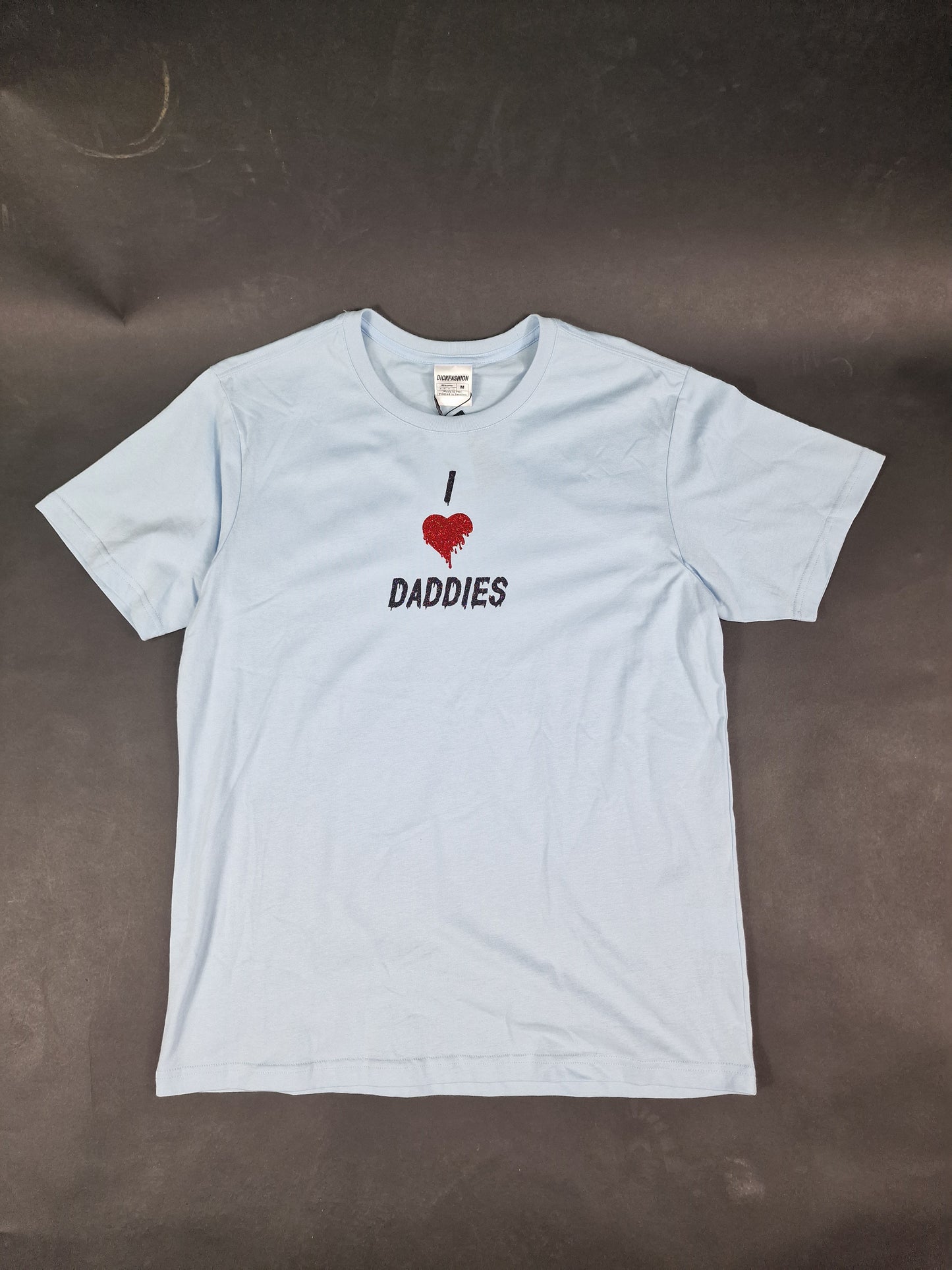 I <3 Daddys - Algodón regular azul claro