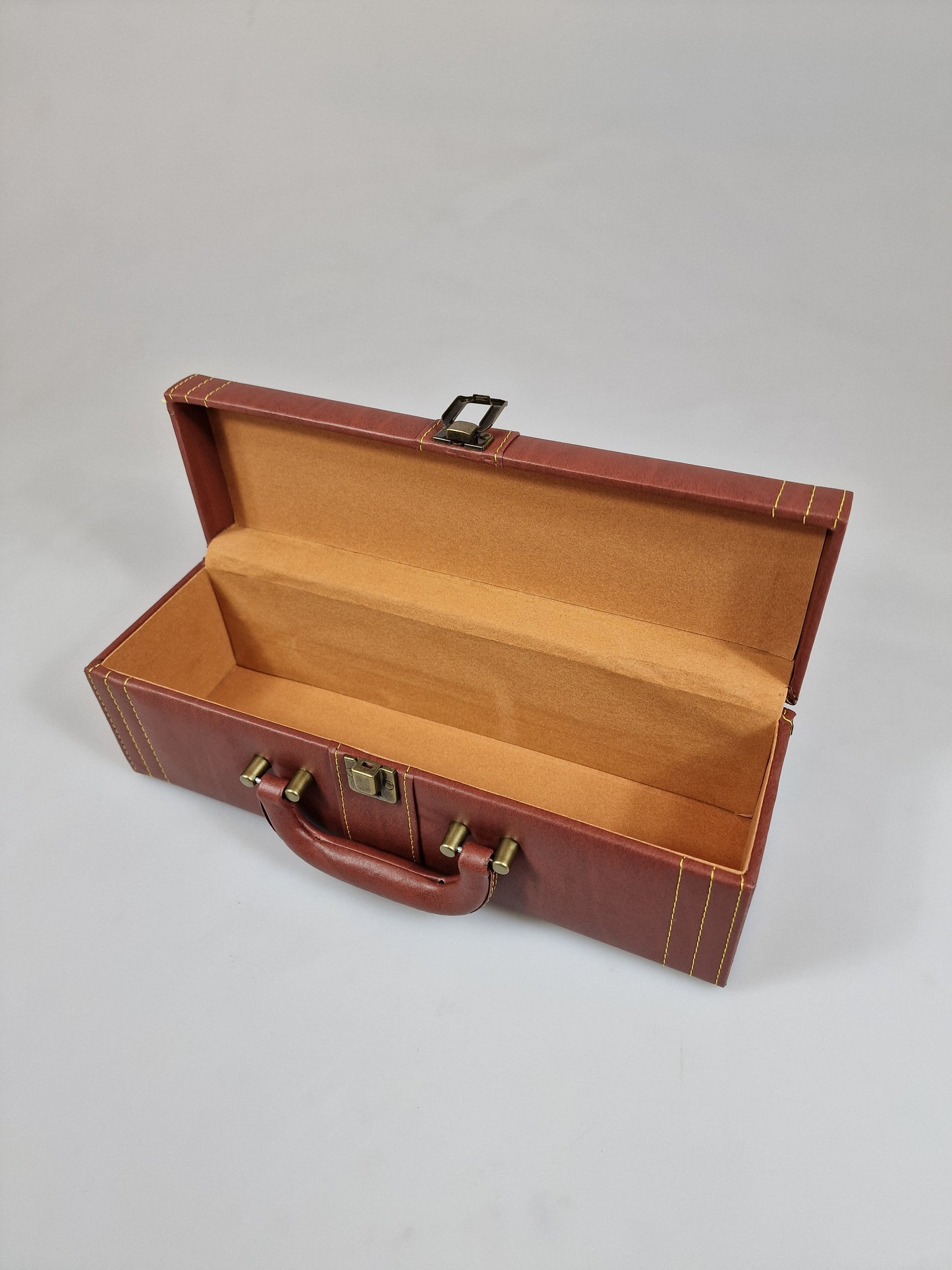 Stylish and different bag or briefcase in leather