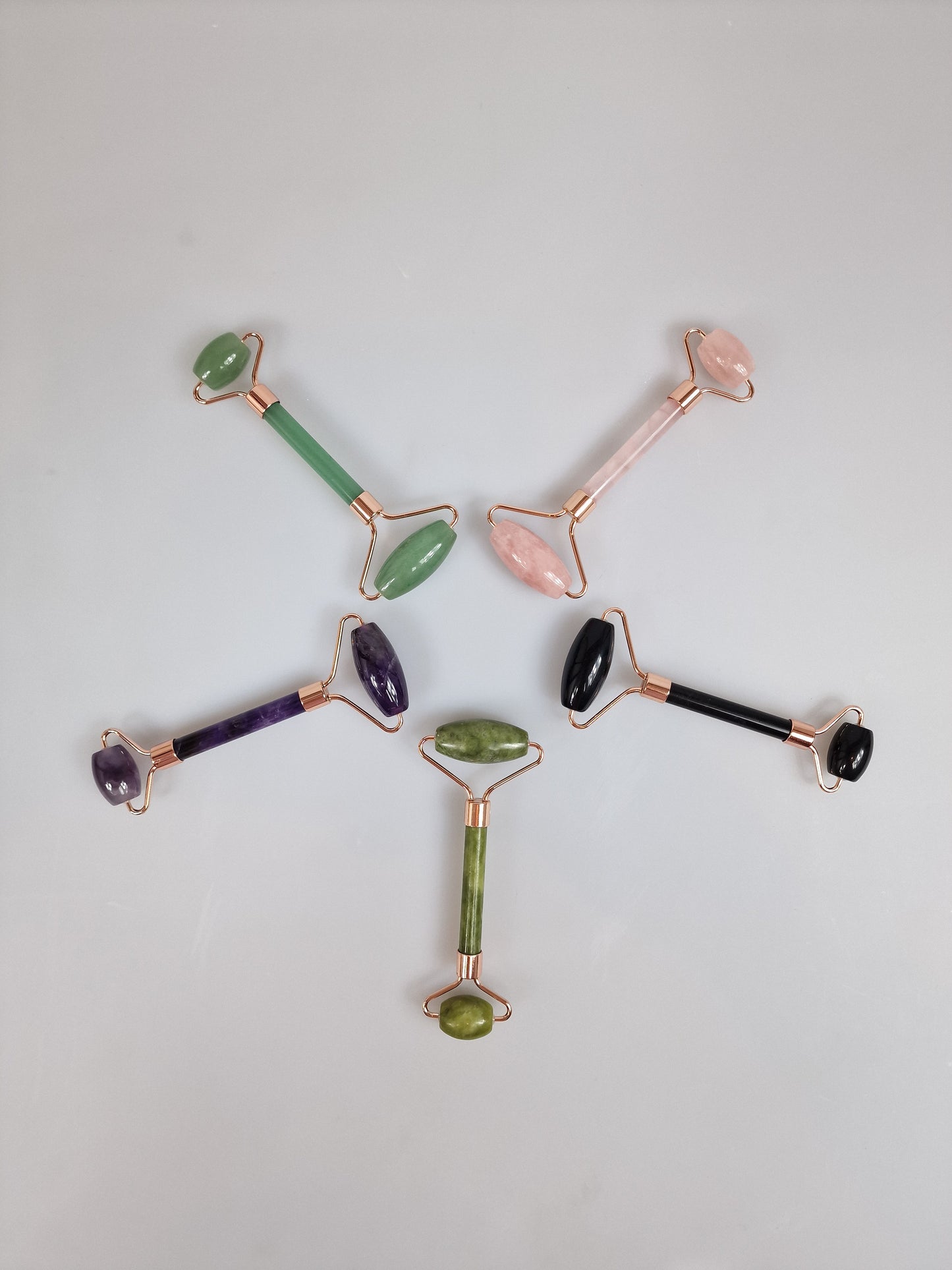 Rodillo facial Gua Sha Jade o rodillos faciales en jade mashan verde o jade mashan verde