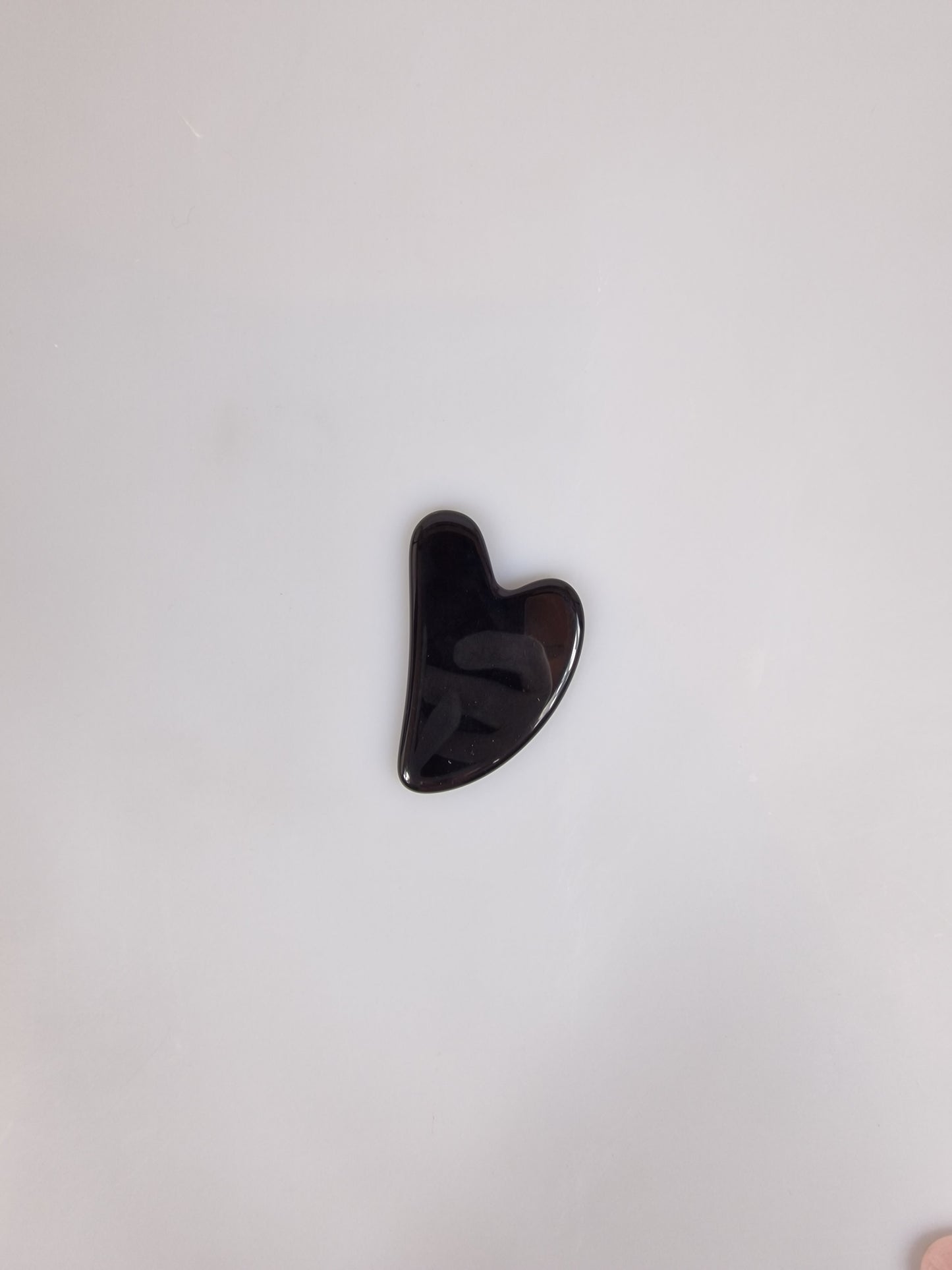 Rascadores faciales en Black Onyx. Herramienta de jade Gua Sha, raspadores faciales