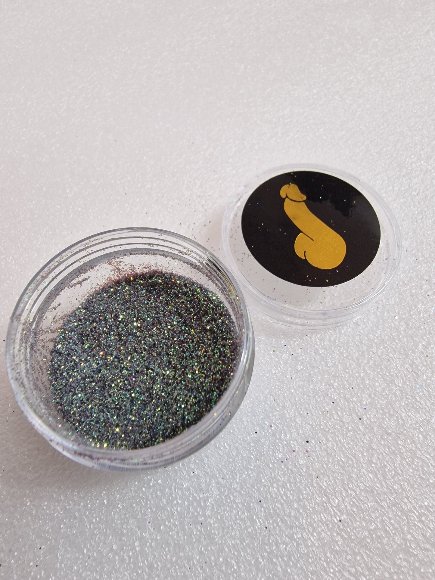 Glitter i många olika färger
