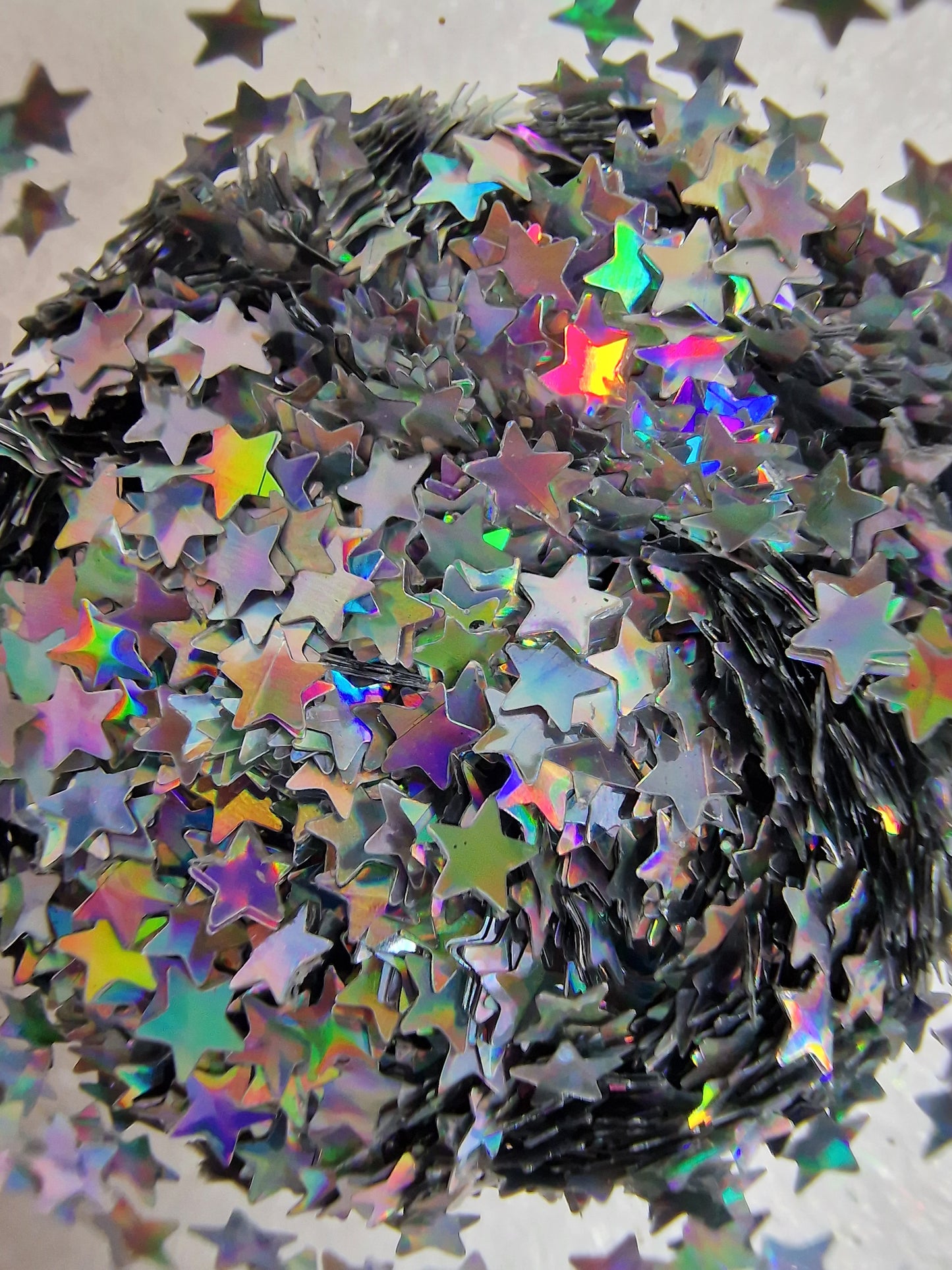 Glitter i många olika färger