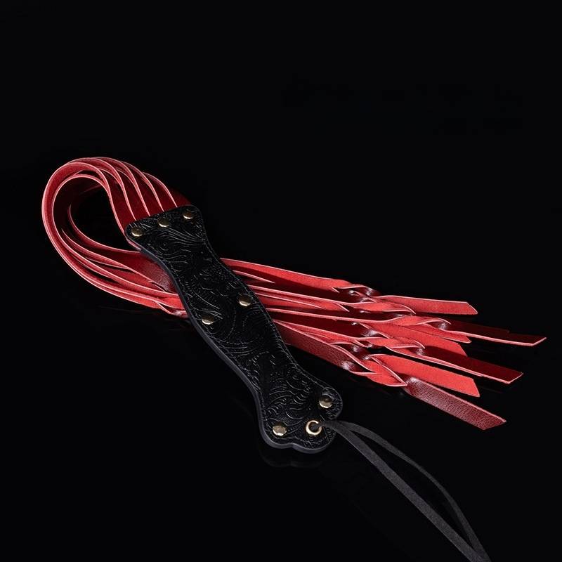 Flogger, whip and genuine leather