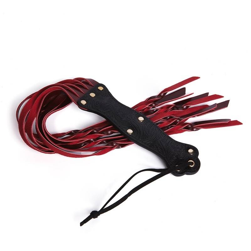 Flogger, whip and genuine leather