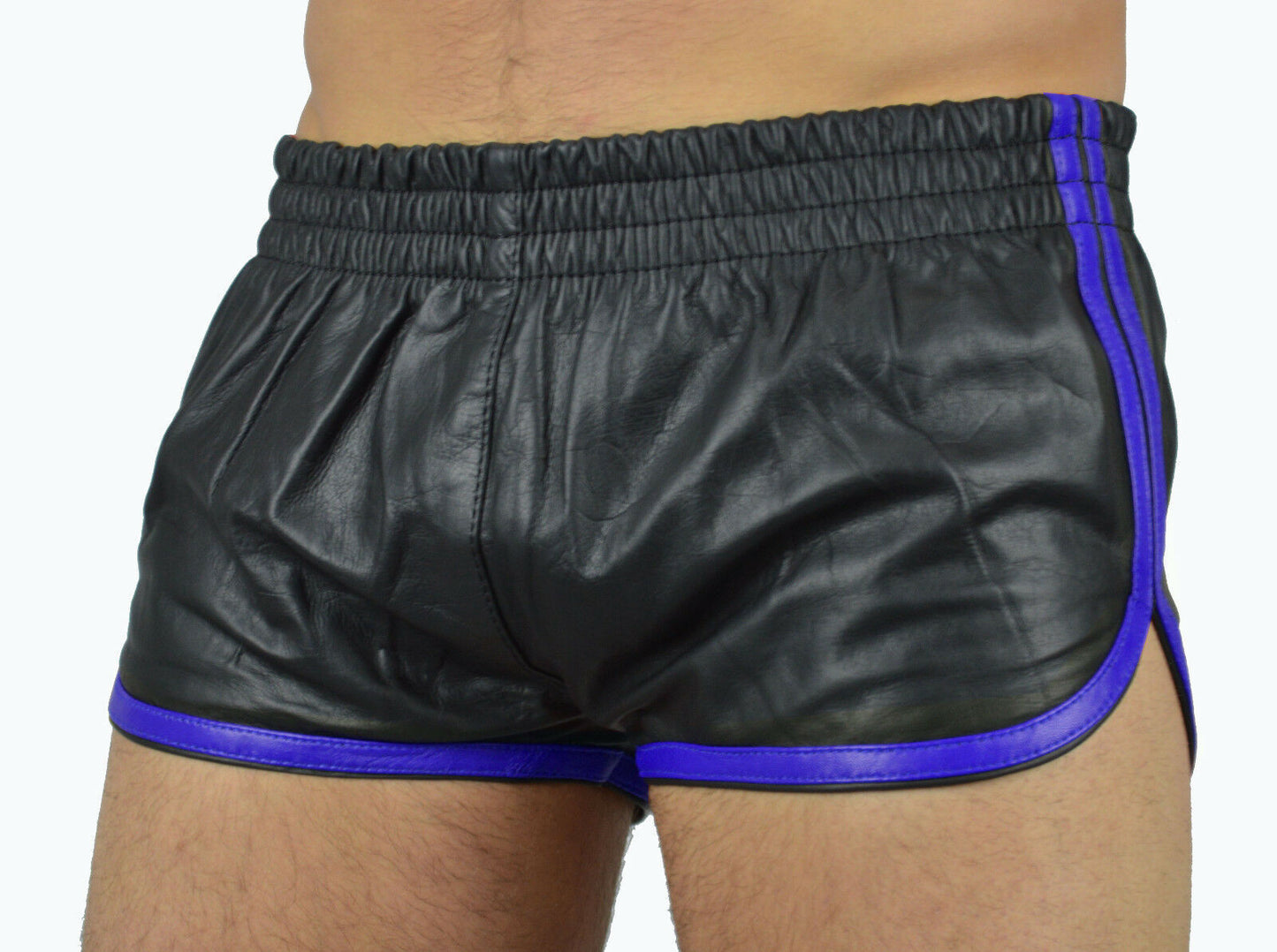 Shorts i läder