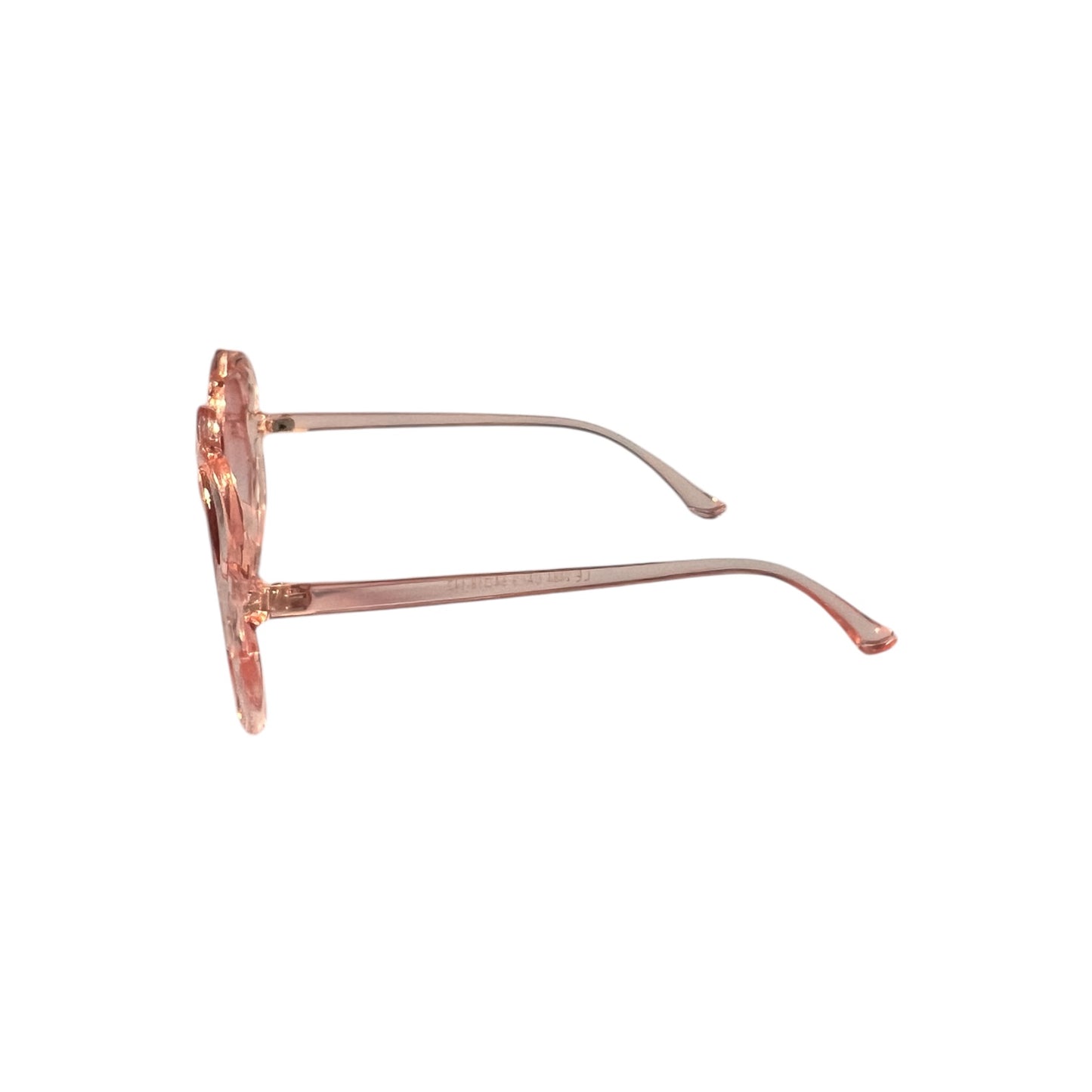 Sonnenbrille mit rosa Gläsern und fantastischen Bügeln Nr. 130