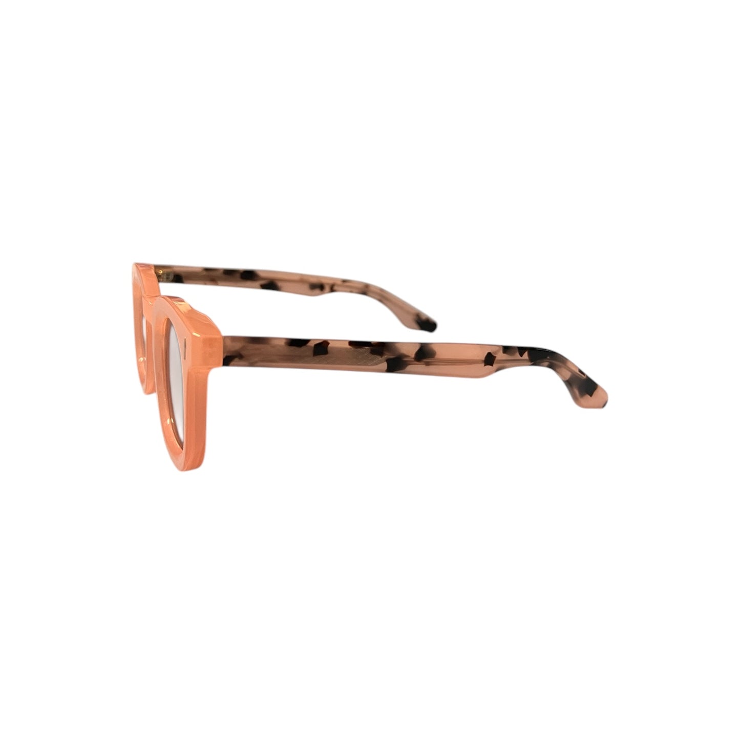 Sonnenbrille mit rosa Bügeln und gesprenkelten Scharnieren Nr. 131