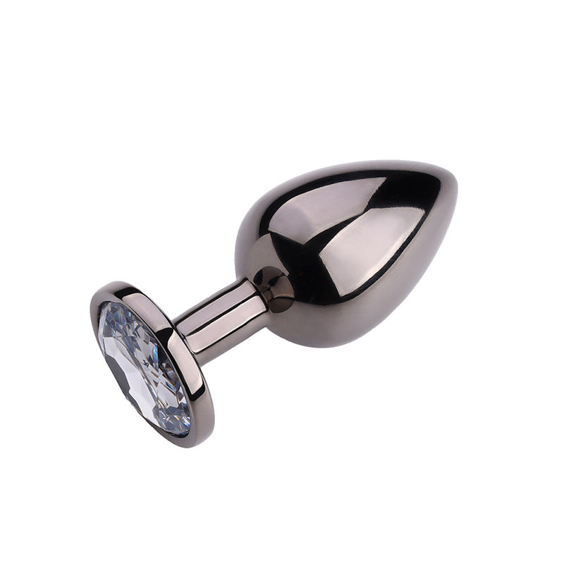 Tapón anal de acero negro sin níquel