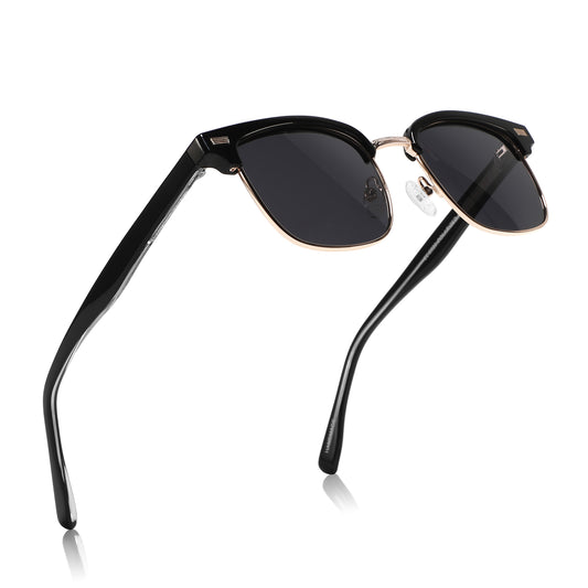 Solglasögon med svart glas, no 105