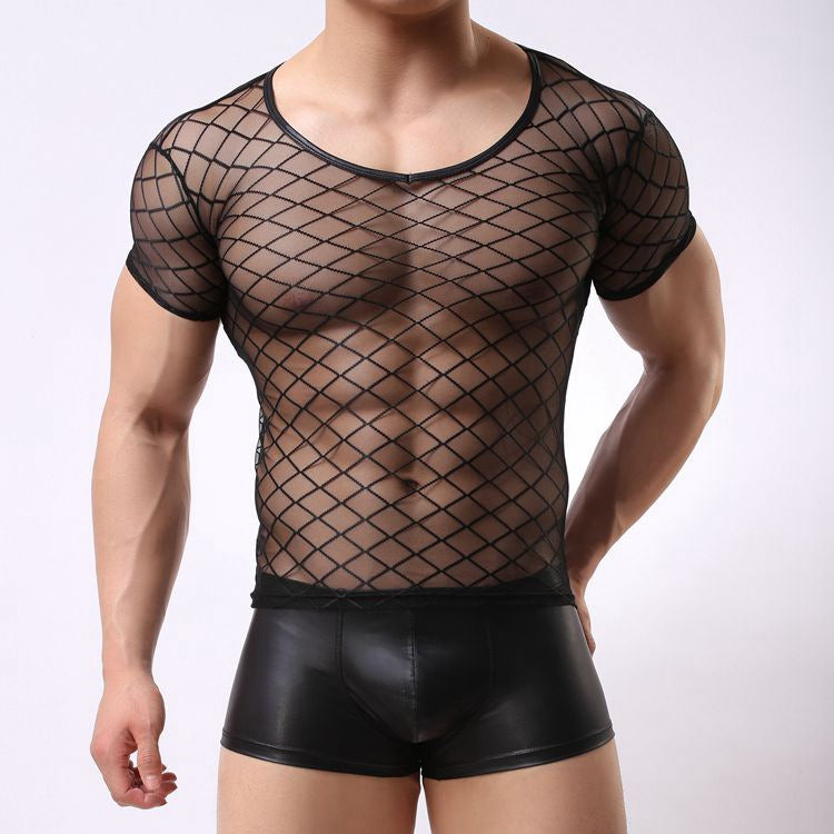 Mesh sweater in net
