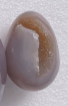 Tumlad agat kristallägg med geoder, 5-7 cm