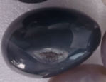 Tumlad agat kristallägg med geoder, 5-7 cm