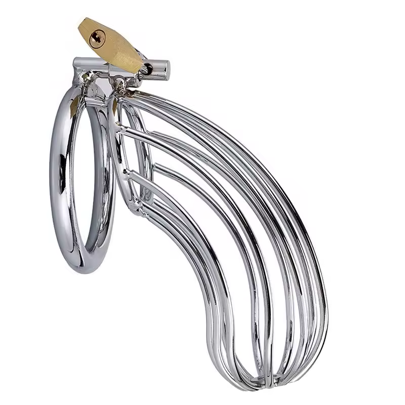 Chastity cage, Cock cage in nickel-free steel with lock