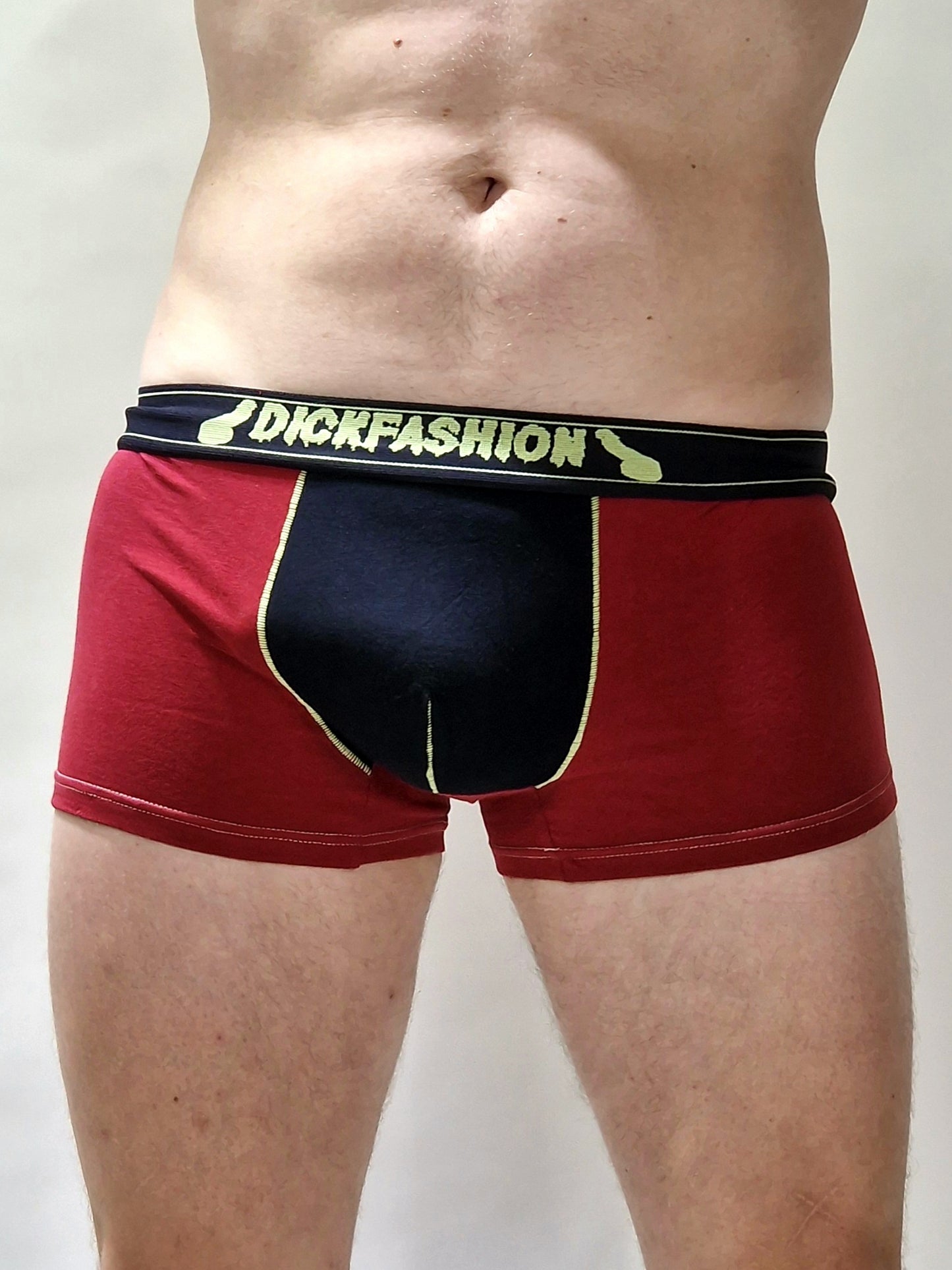 Schwarze rote Boxershorts, Unterhosen