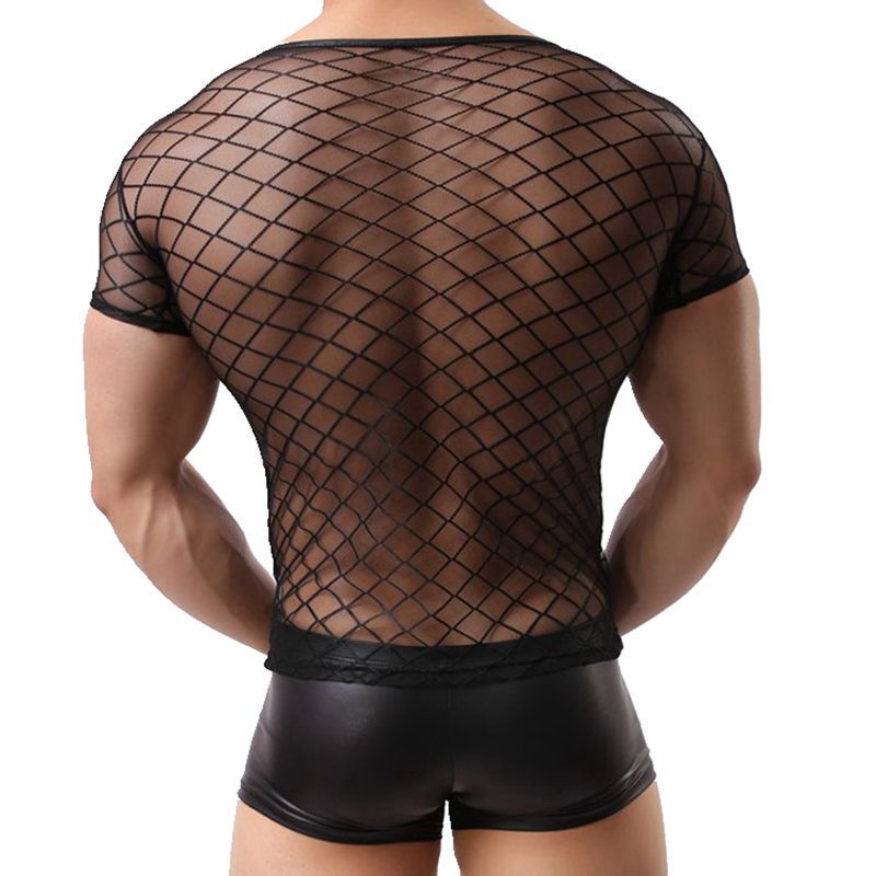 Mesh sweater in net