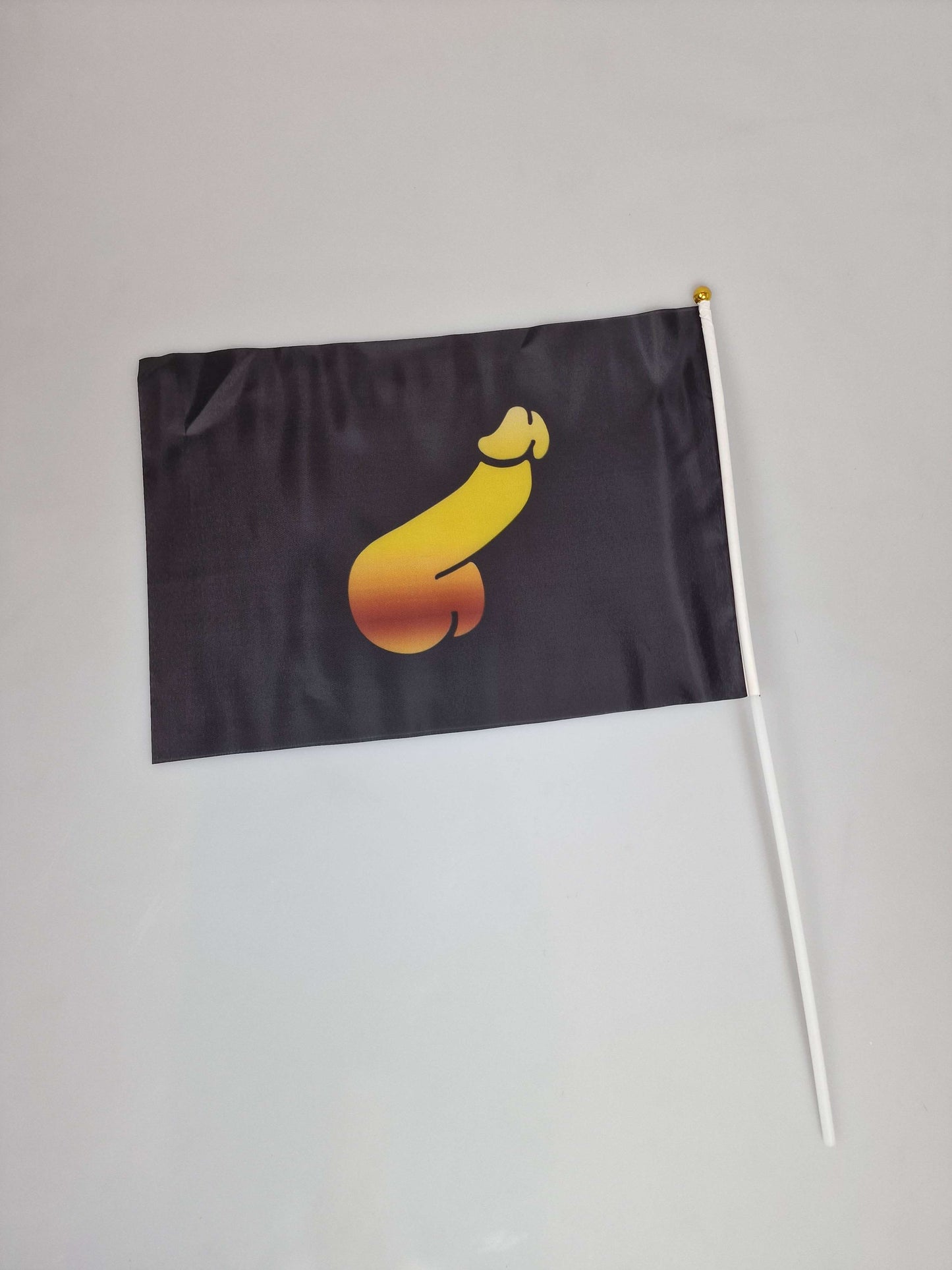 Flaggor på pinne, handflagga eller handflaggor för Pride och andra parader