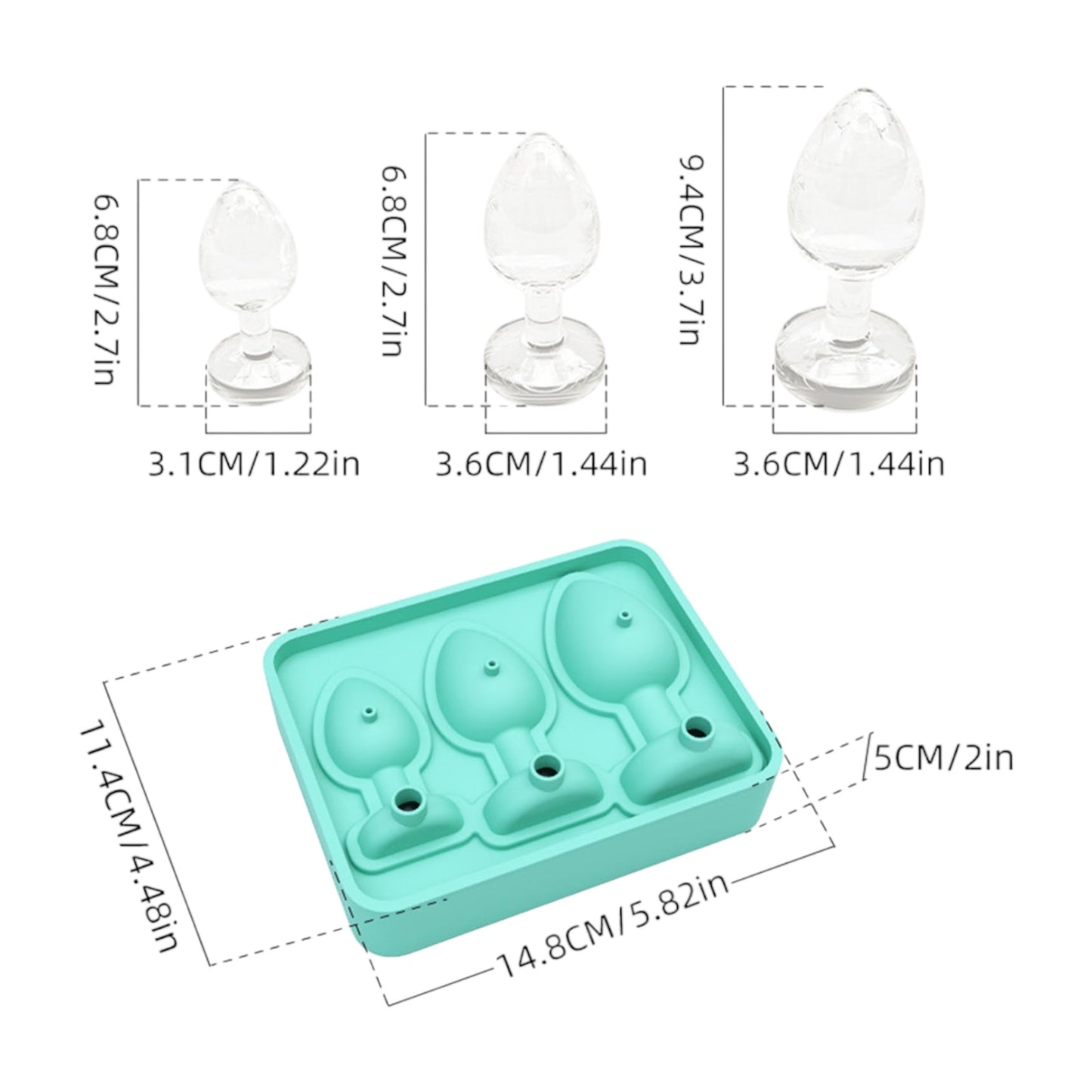 Iskuber, tapón anal