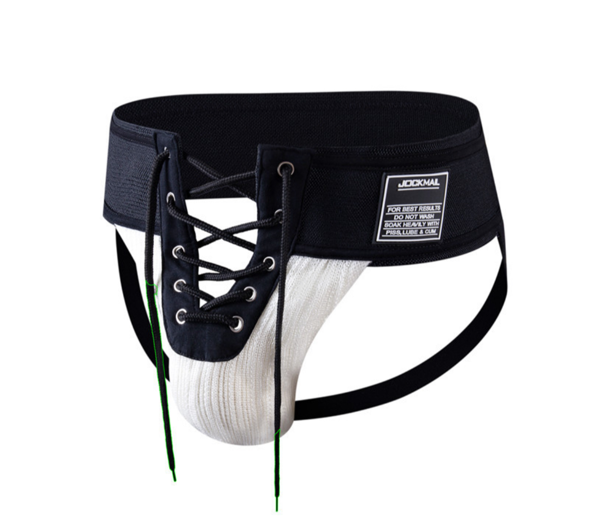Jockstrap med snörning framtill. Finns i 6 färger