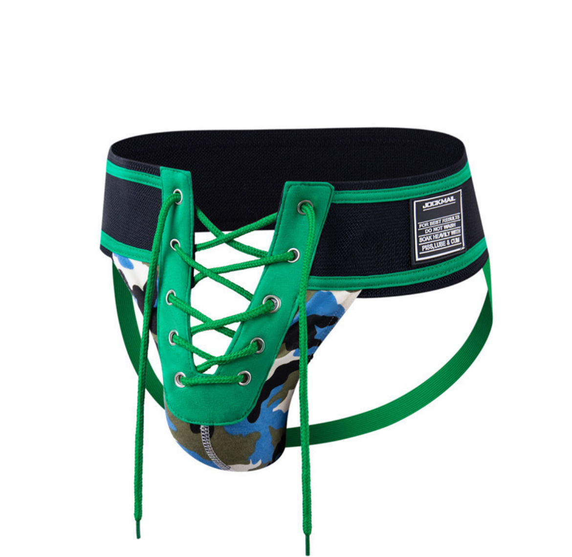 Jockstrap med snörning framtill. Finns i 6 färger