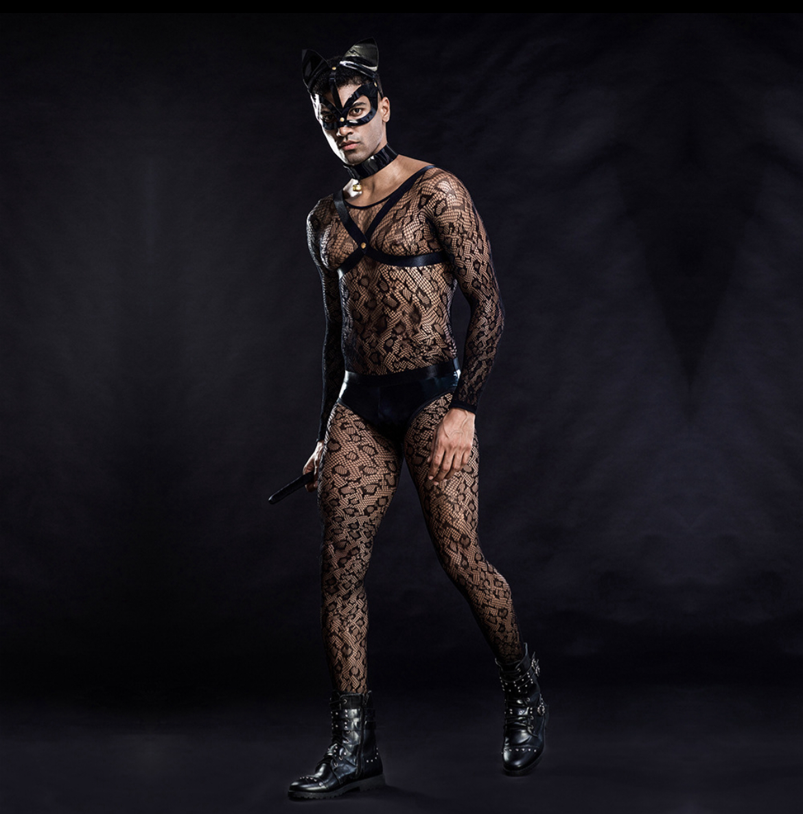 Catman-Kostüm, sexy und stilvolle Fetischmode