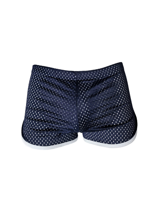 Shorts, jogger mesh - Marinblå. Herr